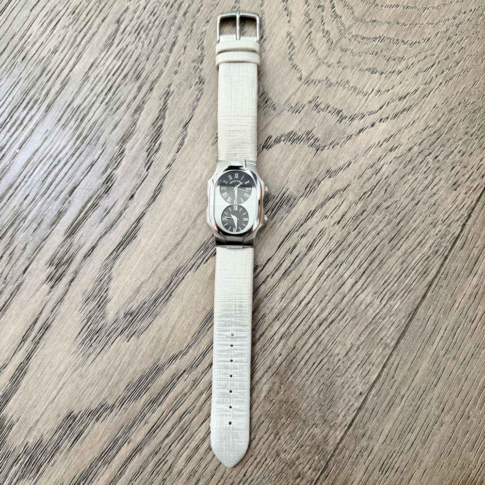 Philip Stein Teslar Signature Dual Face Watch Silver with Box - Picture 6 of 11